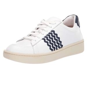 Loeffler Randall Elliot Sneakers in Blue and White, Size 8